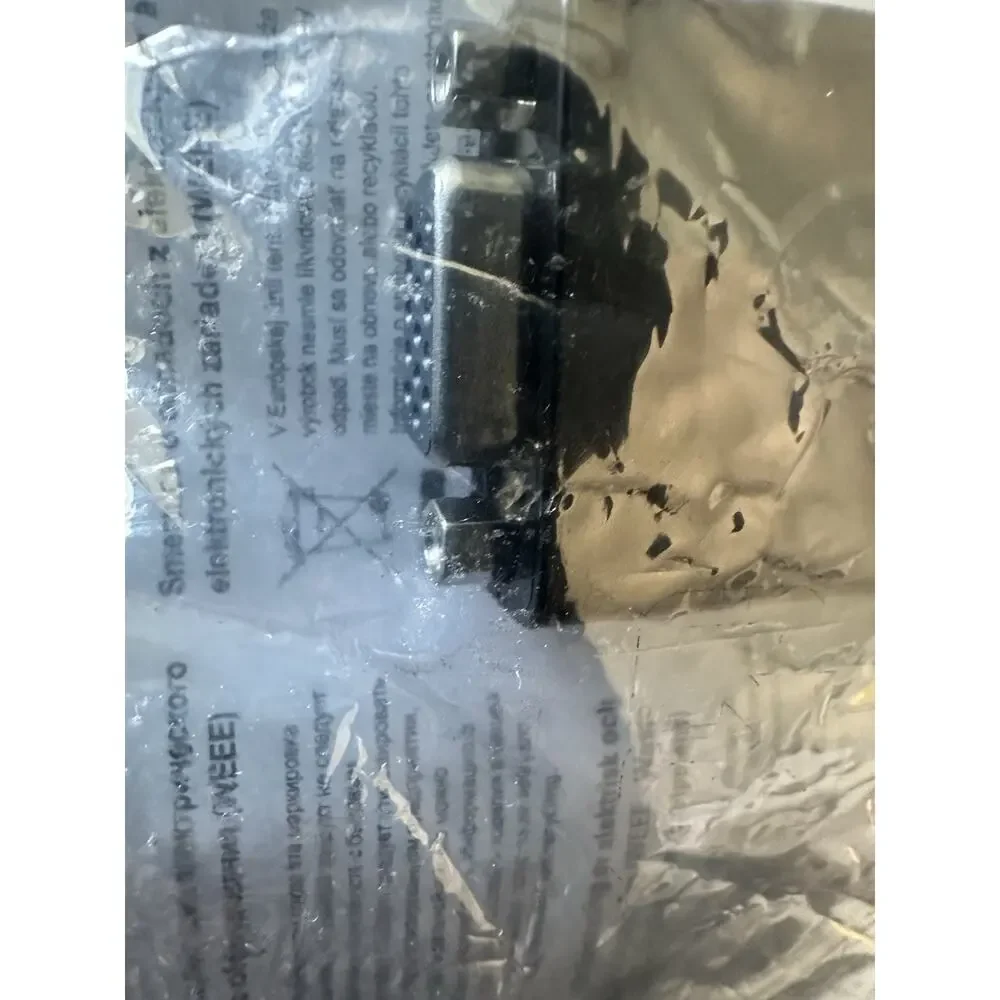 Genuine Dell 0M9N09 Display Port to VGA Adapter Black OEM Sealed Packaging NEW